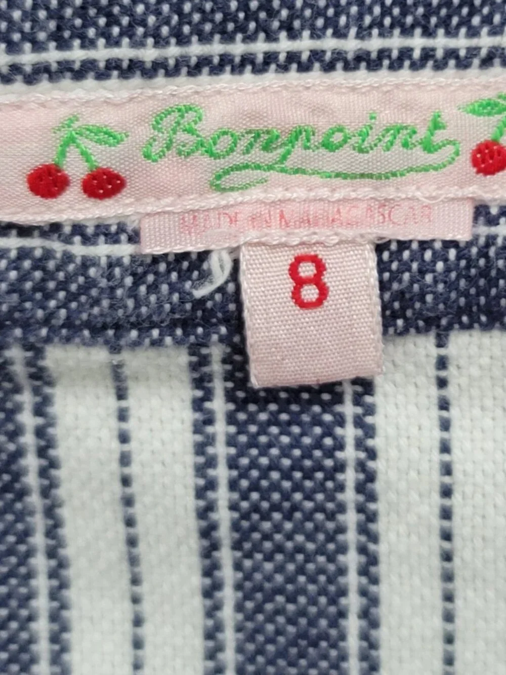 Bonpoint blue white